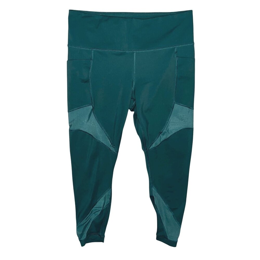 Members Mark Compression Ankle Leggings Sz XL Womens Teal